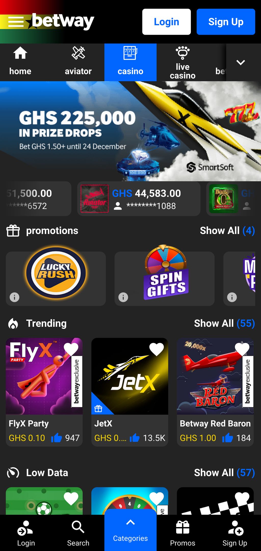 Betway Ghana website